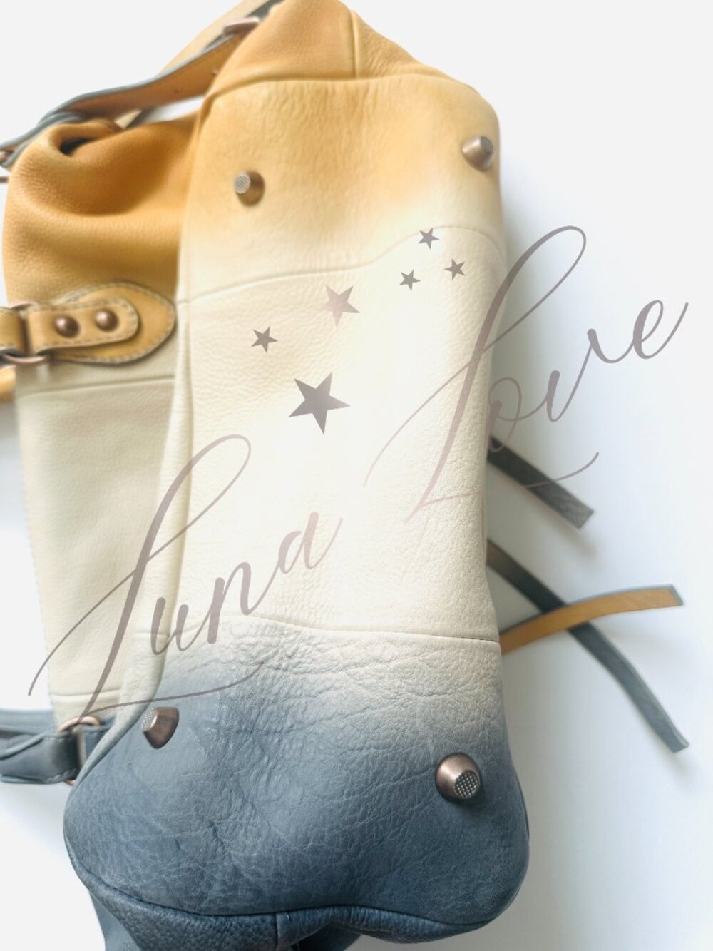 FREE PEOPLE We The Free Baby Emerson Tote Bag In 🔥 Ombre 🔥 NWOT - Picture 9 of 12